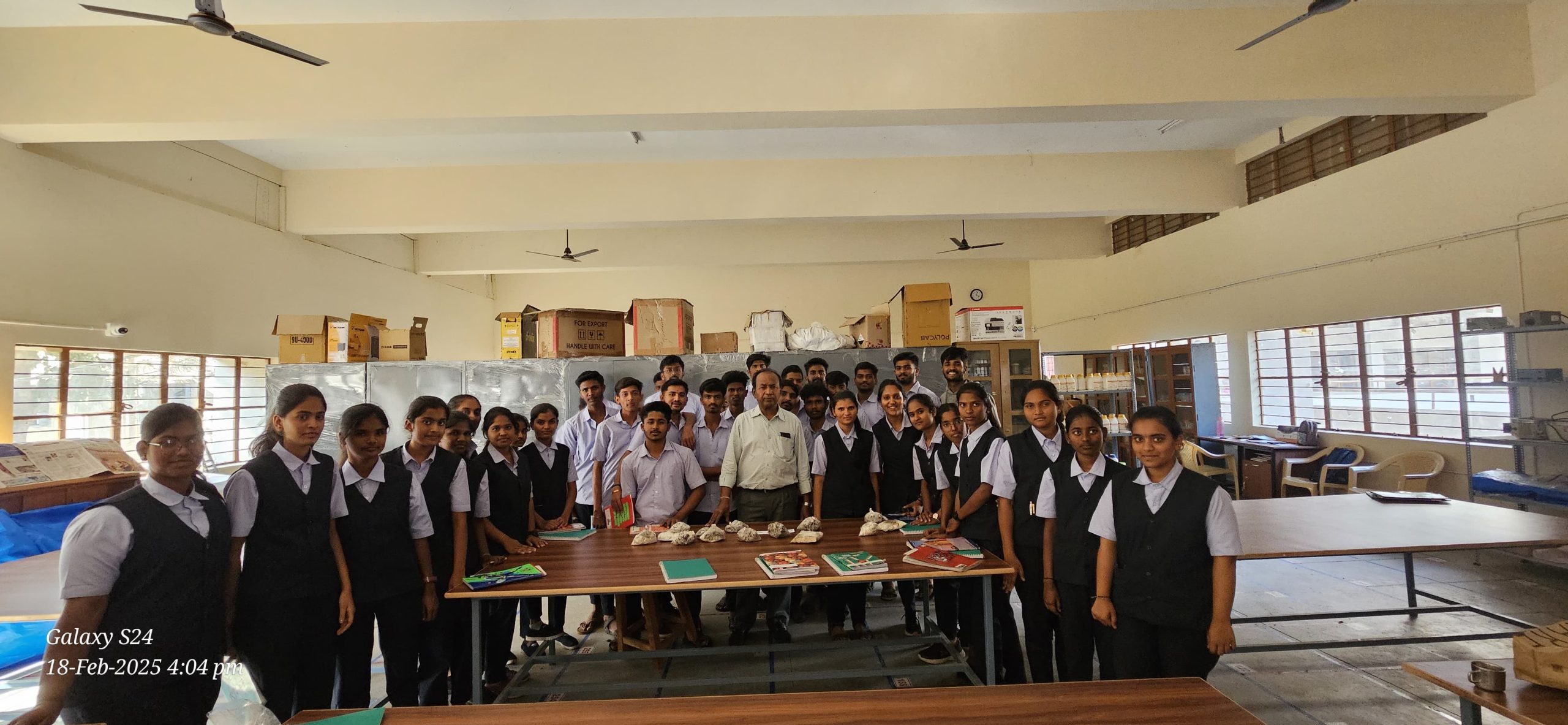 Mushroom practical class